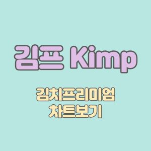 김프-Gimp-Kimp-김치프리미엄-김프차트보기